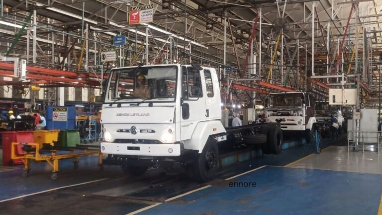 Ashok Leyland Q1 Results: Net profit rises 2.59% YoY to  ₹609 crore, revenue up 10.4%
