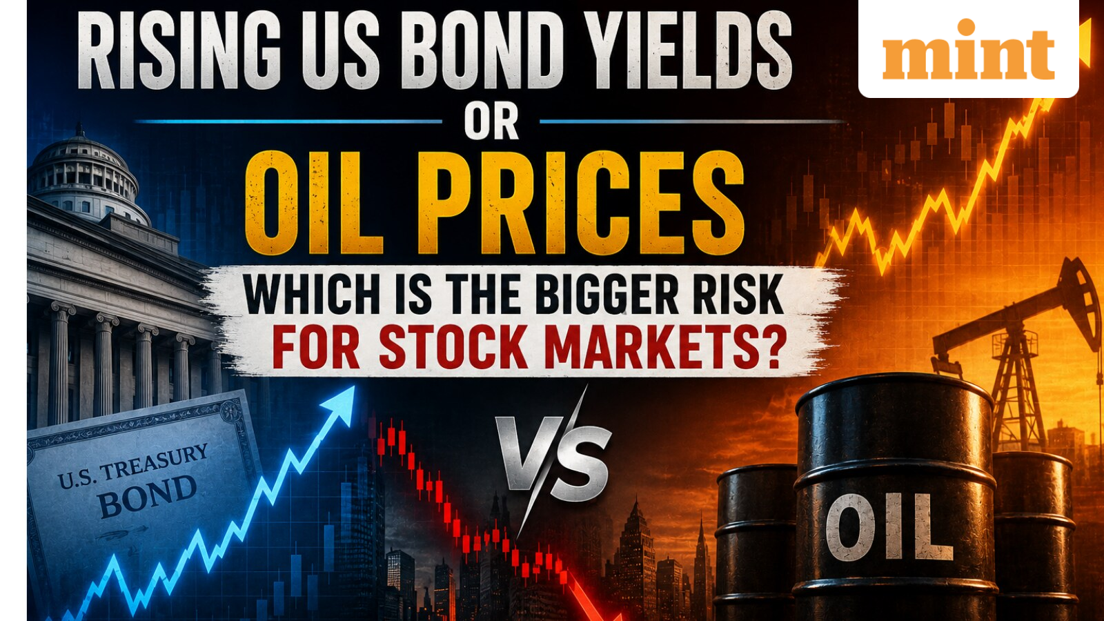 Rising US bond yields or oil prices at $90 per barrel- Which is the bigger risk for stock markets?
