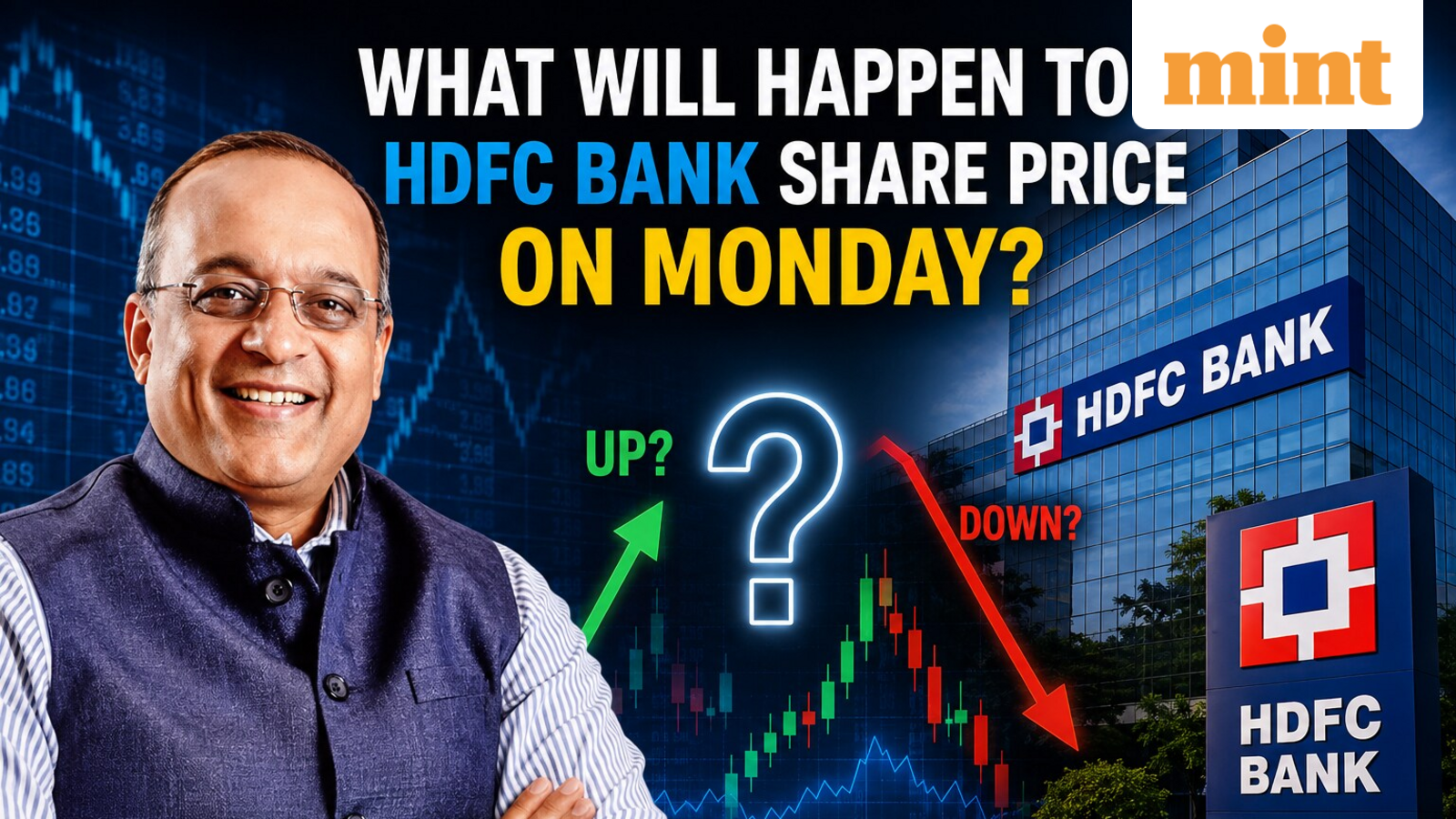 What will happen to HDFC Bank share price on Monday in the wake of management level developments?