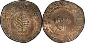 Large 1652 Shilling Pine Tree