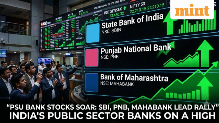 SBI, PNB to Bank of Maharashtra: PSU bank stocks rise up to 6%. What's driving the rally? Do you own any of these?
