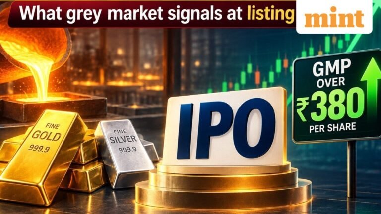 IPO: GMP over  ₹380 per share - Company specialises in gold, silver refining | What grey market signals at listing gain