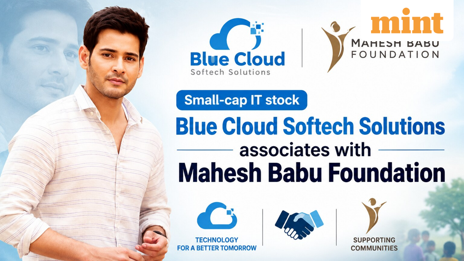 Small-cap IT stock associates with Mahesh Babu Foundation. Do you own?