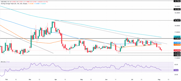 Chart Analysis USD/MXN