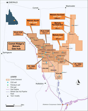 Comet Ridge acquires Santos stake, takes 100% control of Mahalo Gas Hub
