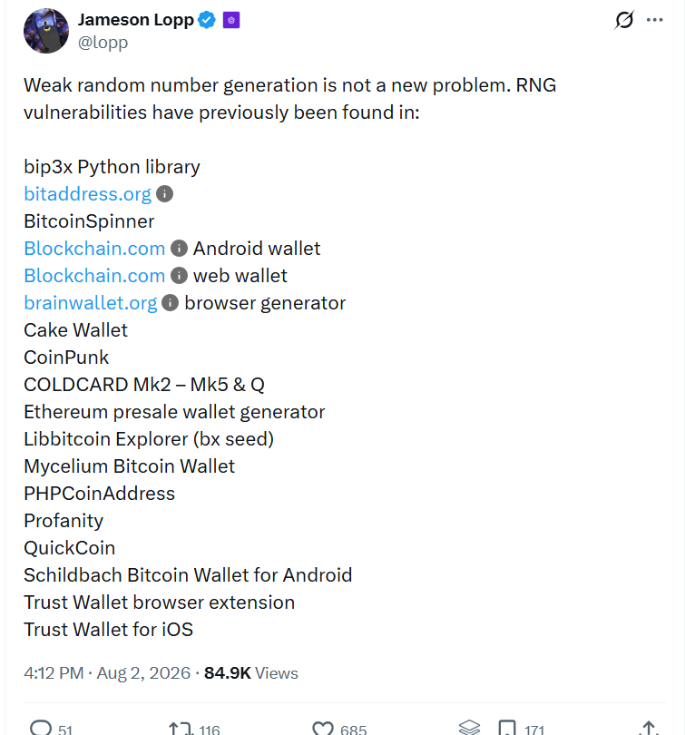Does the Coldcard Attack Mean All Hardware Wallets Are Now Insecure?