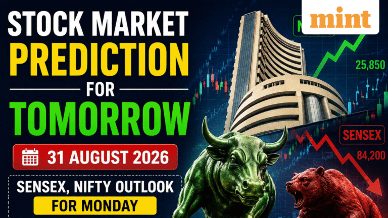Stock Market prediction for tomorrow, 31 August 2026: Sensex, Nifty outlook for Monday — US, South Korea, Taiwan cues