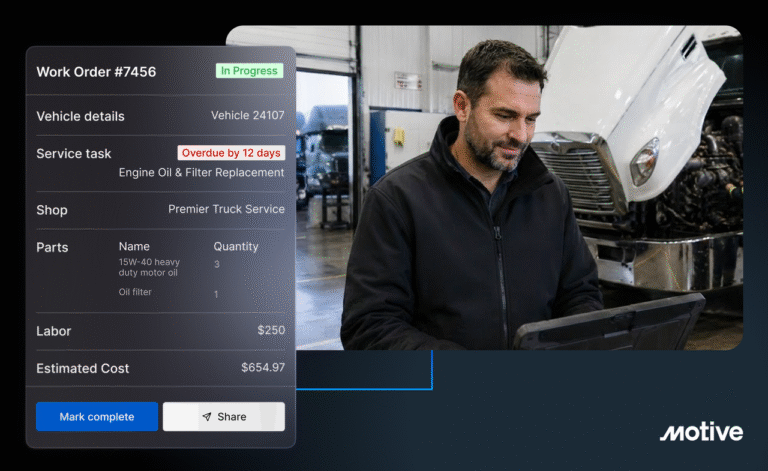 Motive launches AI-powered fleet maintenance platform to reduce equipment downtime