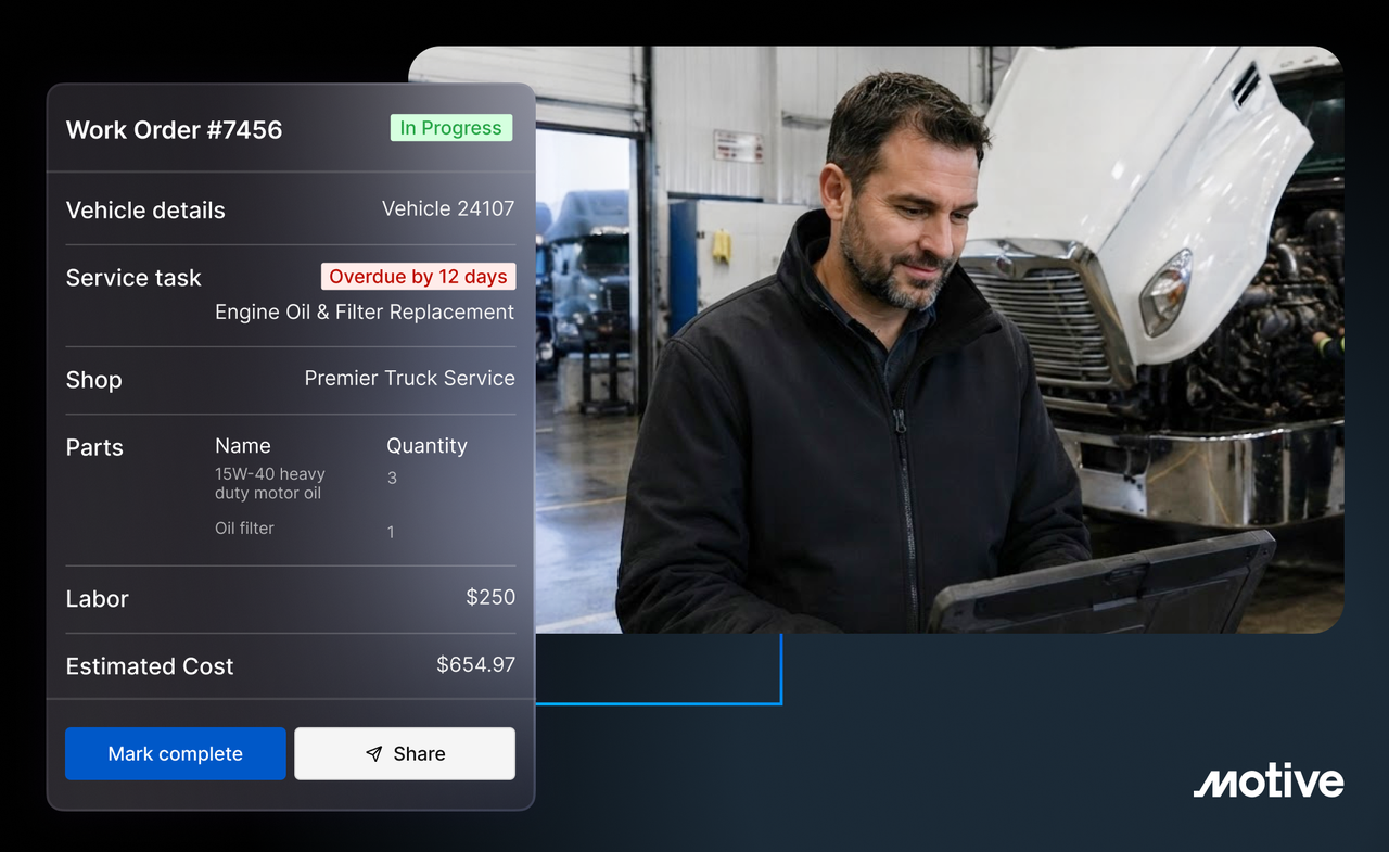 Motive launches AI-powered fleet maintenance platform to reduce equipment downtime