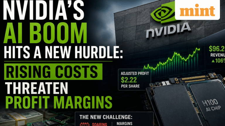 NVIDIA’s $96 billion AI surge faces a margin squeeze: Can growth stay on track?