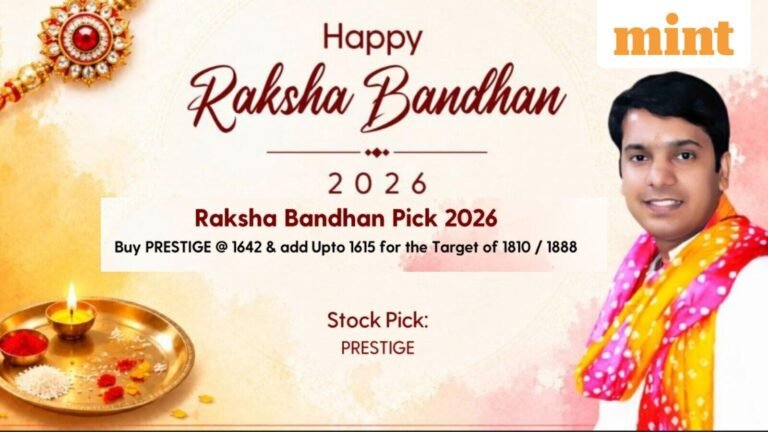 Buy Prestige, says Sumeet Bagadia - Check share price target, recommendation reason | Raksha Bandhan Stock Pick 2026
