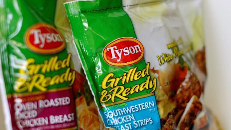 Tyson Foods cuts annual profit forecast again as beef pressure drains margins