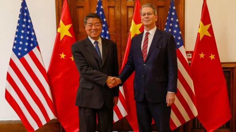 U.S. Treasury's Bessent, China's He to hold talks on AI, trade, critical minerals: Reuters