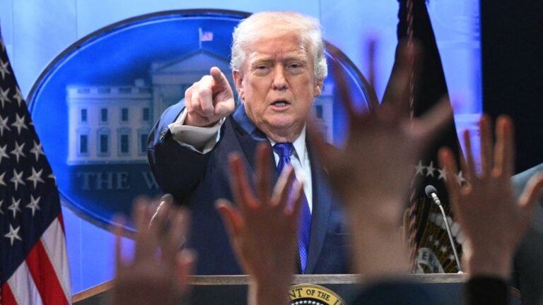 Trump says he's banning MS NOW, CNN and Politico from White House