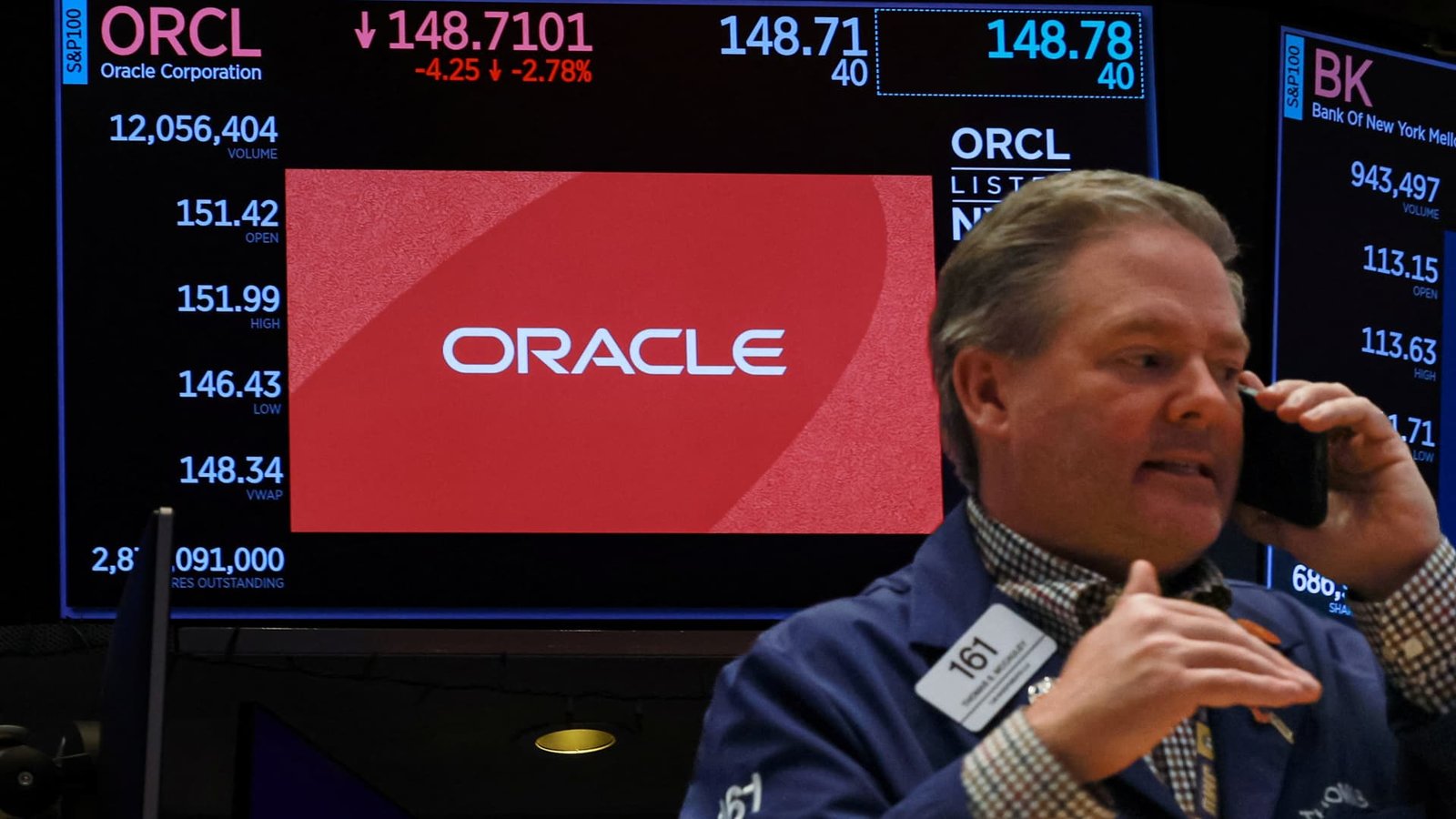 Oracle shares drop on report it sent 'force majeure' notice about data center project