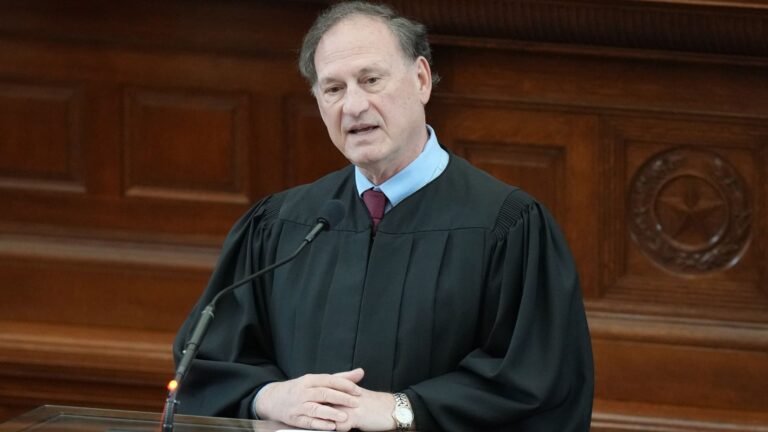 Supreme Court Justice Alito will not participate in big climate change case next week