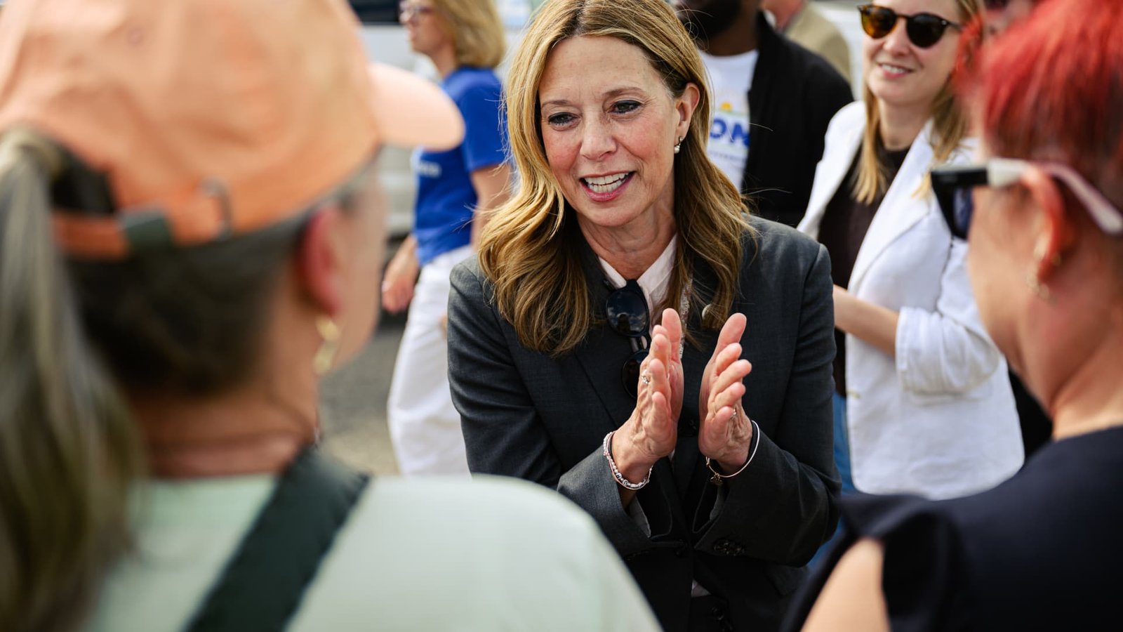 Assailant lunged at Democratic candidate for Ohio governor Amy Acton at fair, campaign says