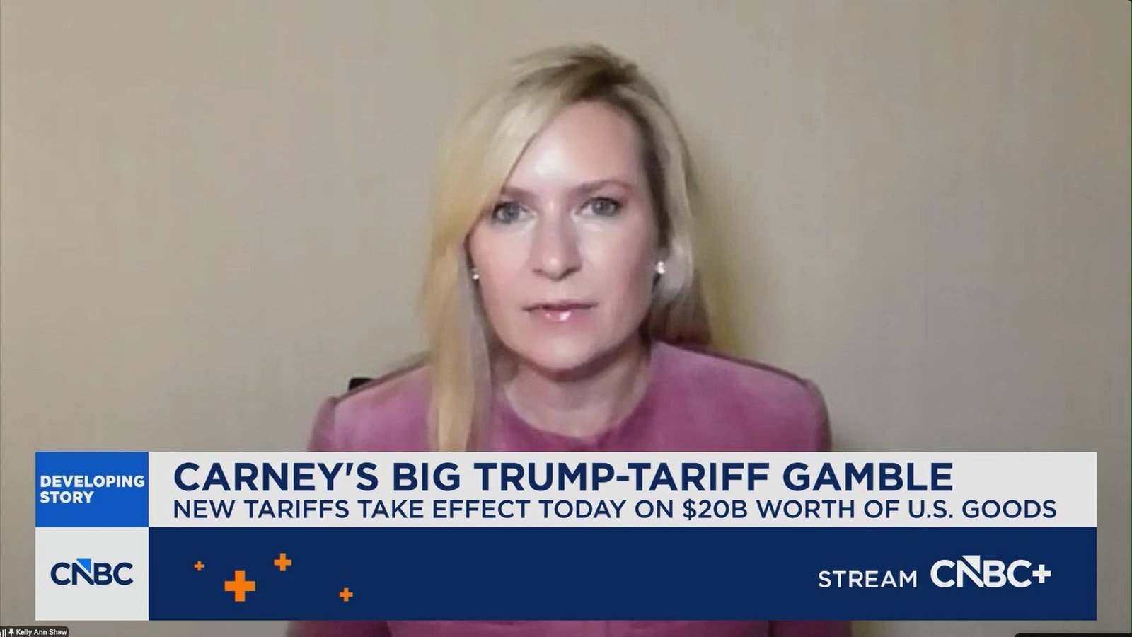 Kelly Ann Shaw: This is a trade row rather than a full blown trade war