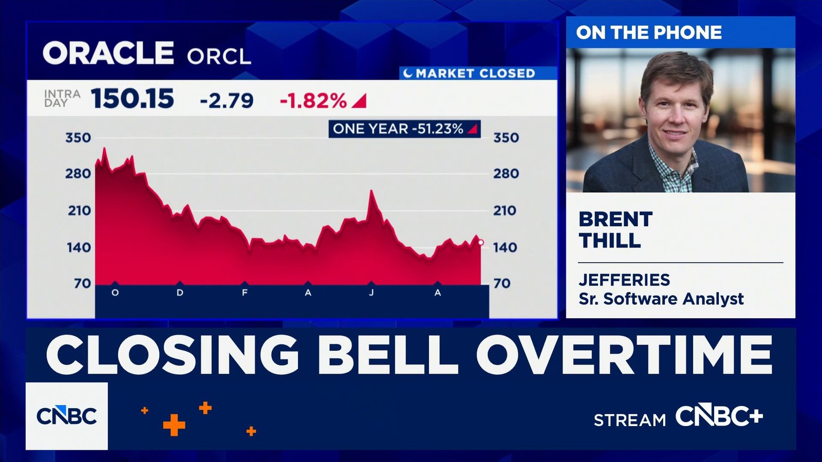 Jefferies Brent Thill on Oracle: Institutional investors still worried about the balance sheet