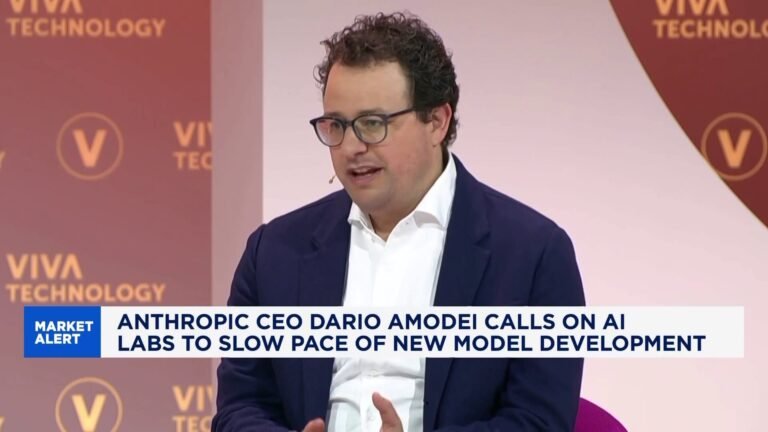 Anthropic's Dario Amodei calls for slower pace of AI development
