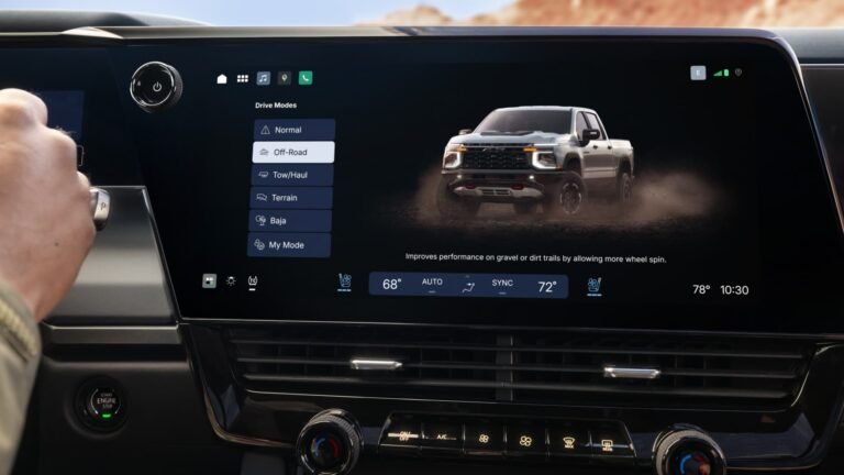 GM launching new customer software experience with redesigned Chevy, GMC pickups
