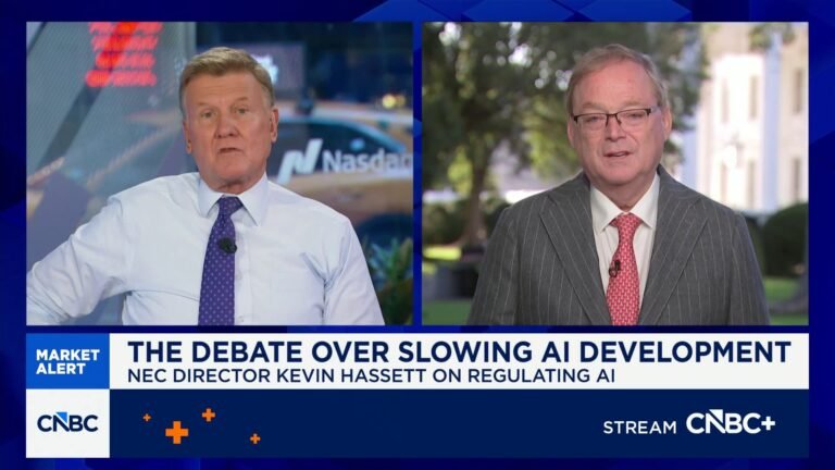 Kevin Hassett: Pres. Trump 'wholeheartedly rejects' government takeover of AI regulation