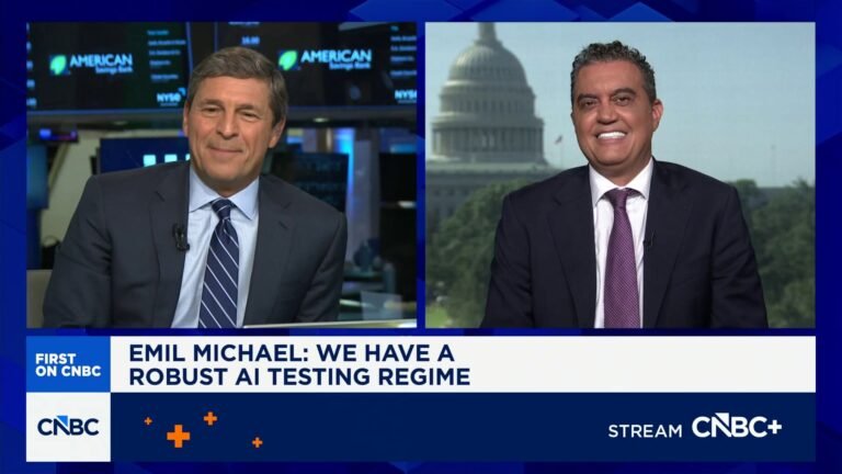 Watch CNBC's full interview with Department of Defense Under Secretary Emil Michael