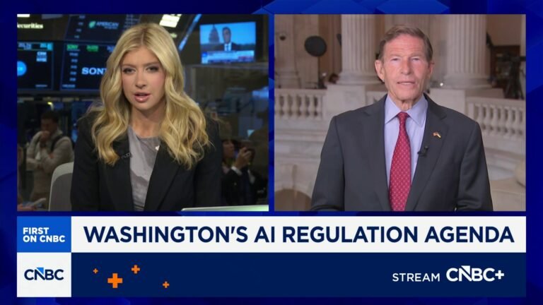 Sen. Richard Blumenthal: Should be some objective review of AI products before deployment