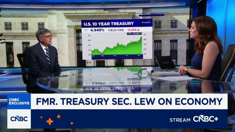 Watch CNBC's full interview with former Treasury Secretary Jack Lew