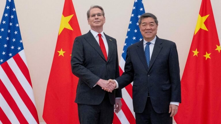 Bessent meets China Vice Premier He Lifeng ahead of Trump-Xi summit