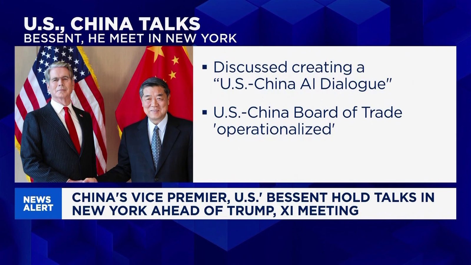 Trump-Xi summit looms as U.S. and China launch AI dialogue
