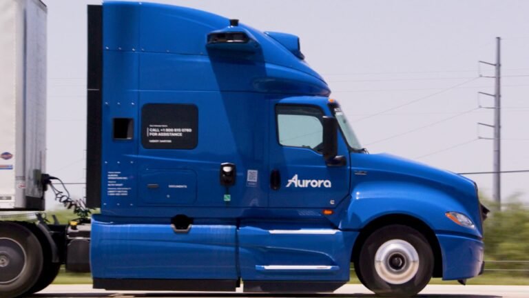 Autonomous trucking company Aurora looks to accelerate toward profitability
