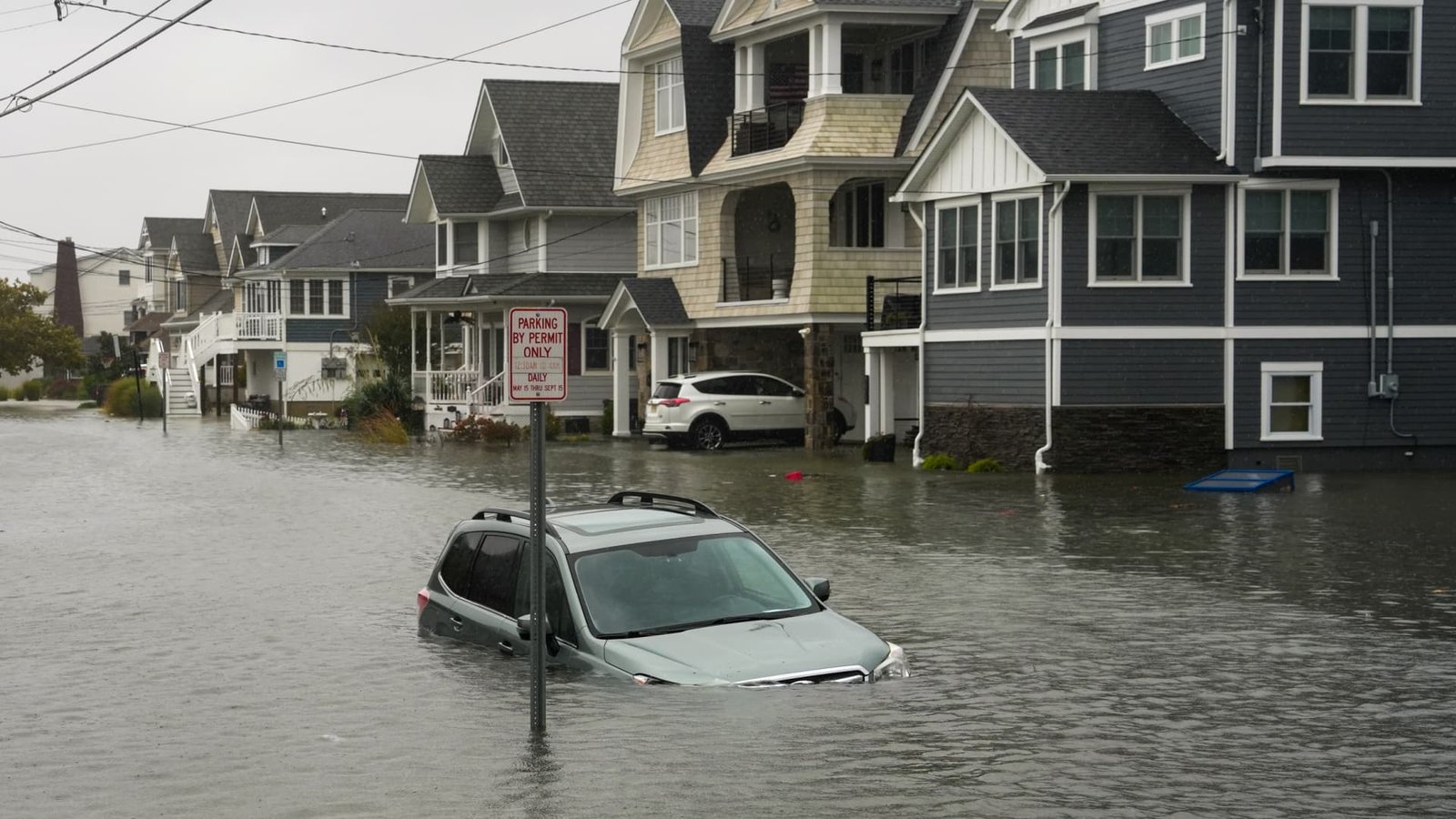 Powerful nor'easter causes coastal flooding and knocks out power to parts of the northeast U.S.