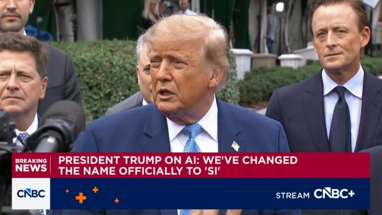 Pres. Trump on AI: Accord signed today is 'morally binding'
