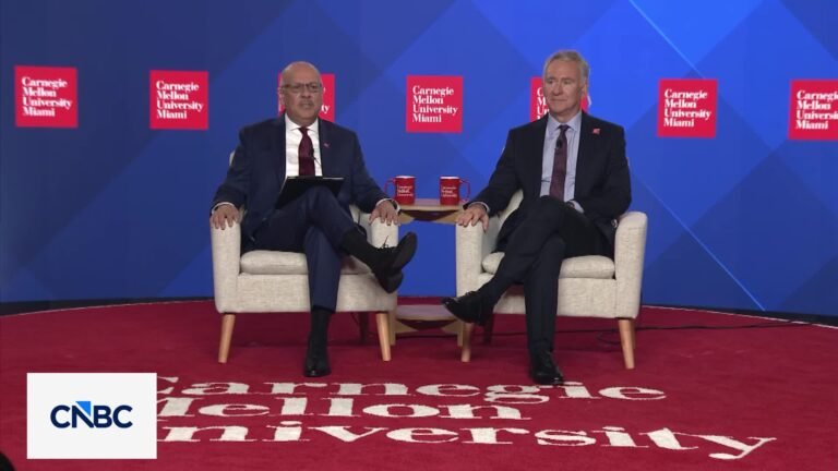 Watch CNBC's full interview with Citadel's Ken Griffin and Carnegie Mellon University President Farnam Jahanian