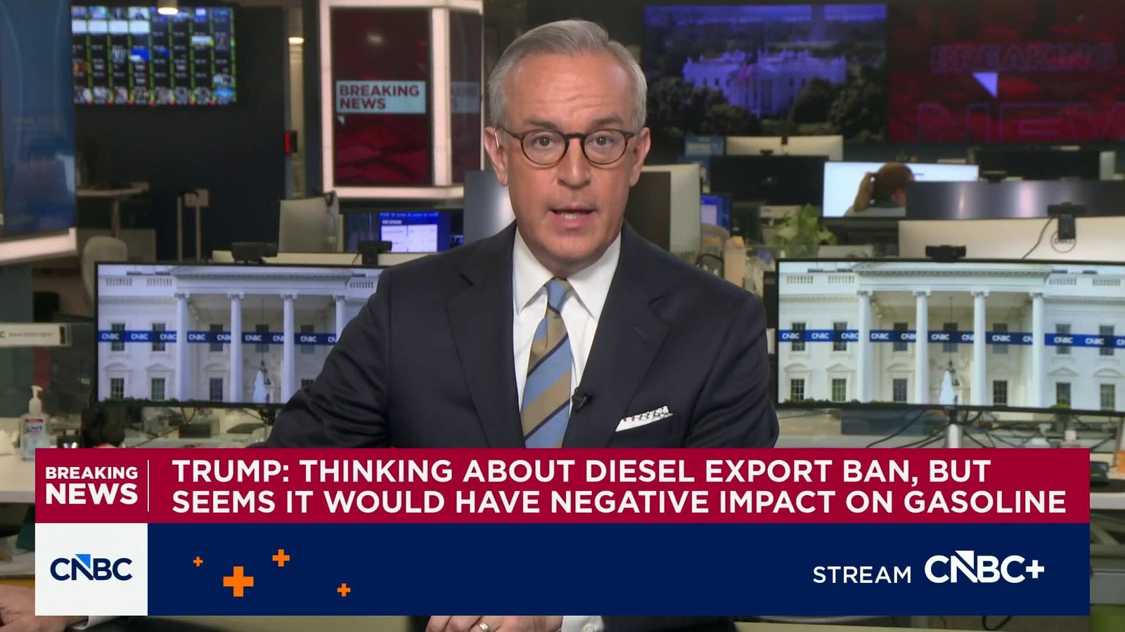Pres. Trump: Thinking about diesel export ban, but seems it would have negative impact on gasoline