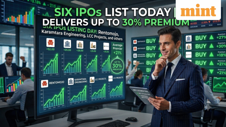 IPOs listing: Rentomojo, Karamtara Engineering to LCC Projects — six IPOs list today, delivers up to 30% premium