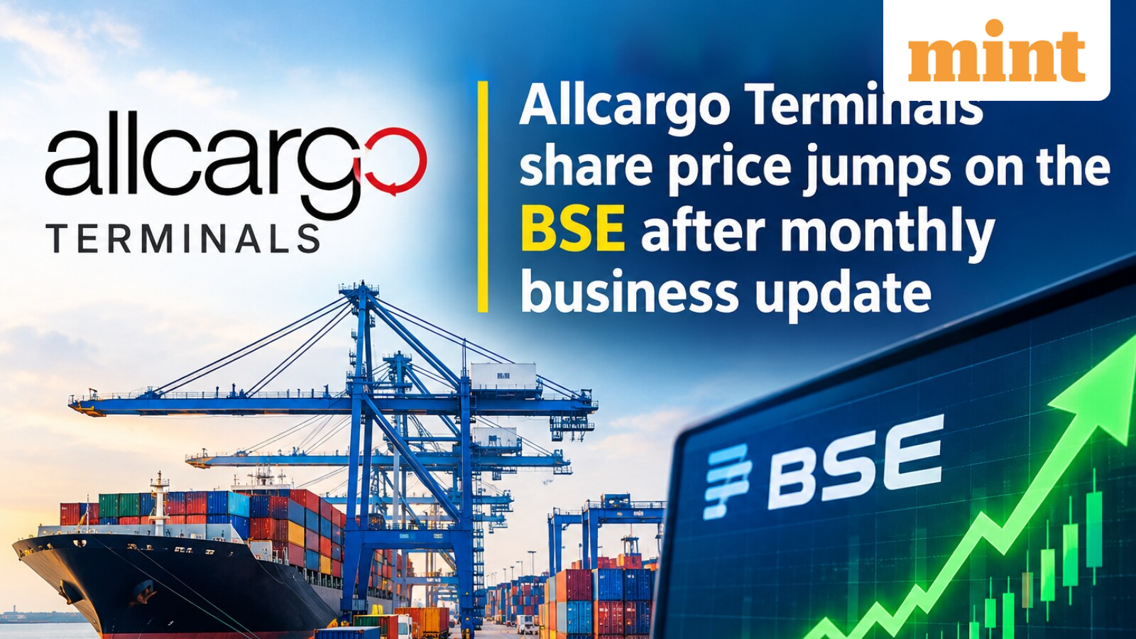 Allcargo Terminals share price jumps 7% after this monthly business update - Stock up 20% in 6 months