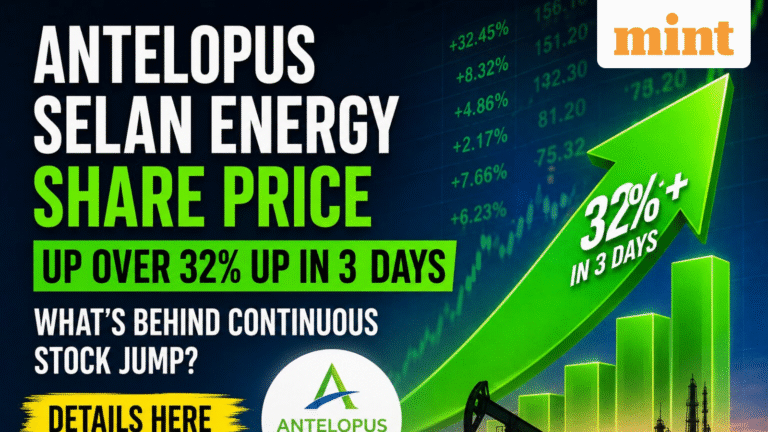 Antelopus Selan Energy share price up over 32% up in 3 days - What's behind continuous stock jump? Details here