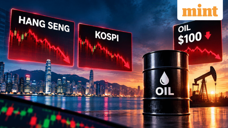 Hang Seng Index, KOSPI reverse gains as oil nears $100: What investors need to know before Asian markets open tomorrow