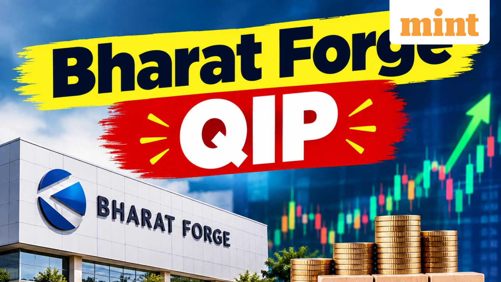 Bharat Forge QIP: Defence stock jumps 2% as fundraise opens, check floor price, discount, other details | Stock Market News