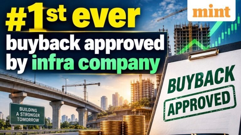 1st ever buyback approved by this infra company - Check face value, price per share and size