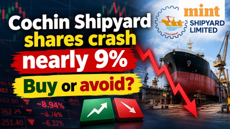 Cochin Shipyard shares crash nearly 9% - Is it opportunity to buy? Should you take fresh entry? Experts suggest this