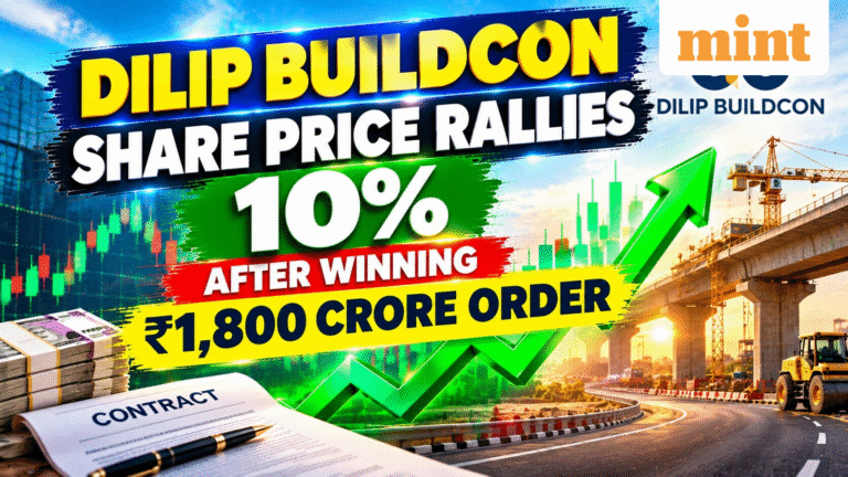 Dilip Buildcon share price rallies 10% after winning  ₹1,800 crore order. Do you own?