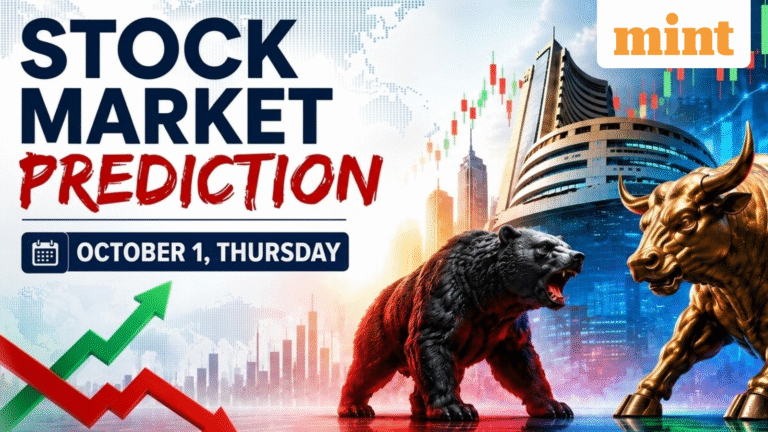 Stock market prediction for tomorrow: Sensex, Nifty outlook for Thursday | Kospi, Taiwan cues to watch | 1 Oct 2026