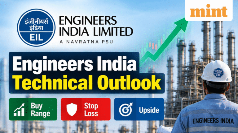 Engineers India stock delivers decisive breakout; Axis Direct shares buy range, stop loss, upside and holding period