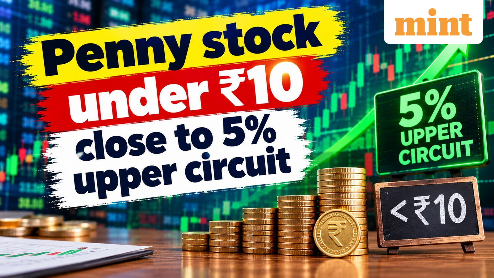 Penny stock under 10 rupees close to 5% upper circuit | Here's why