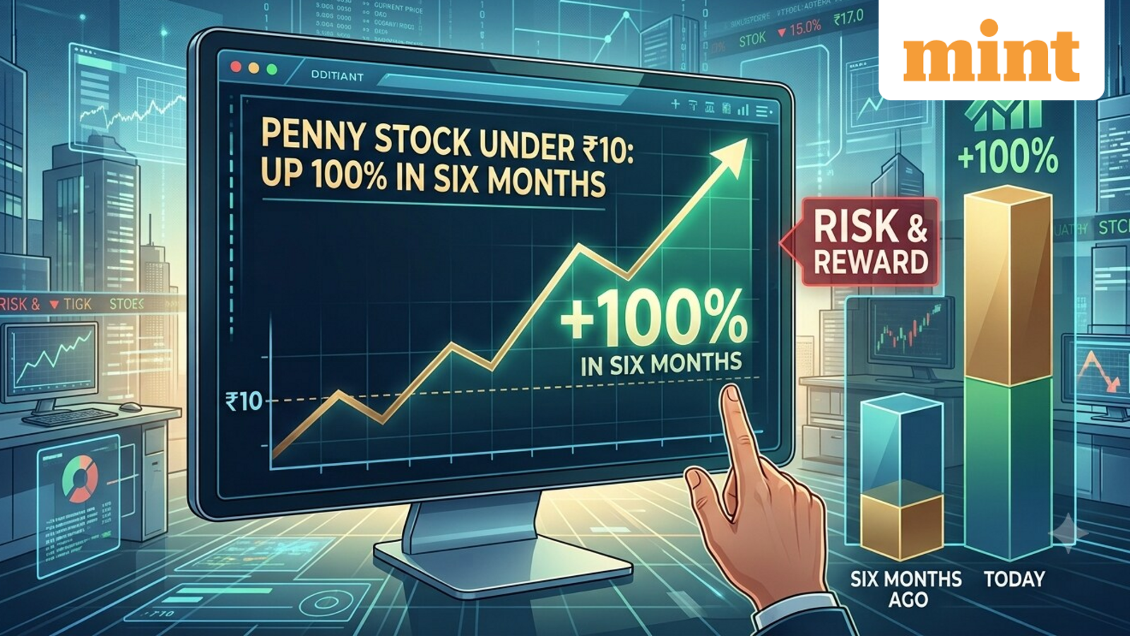 Penny stock under  ₹10: Up 100% in six months | IT stock hits 5% upper circuit in five straight sessions