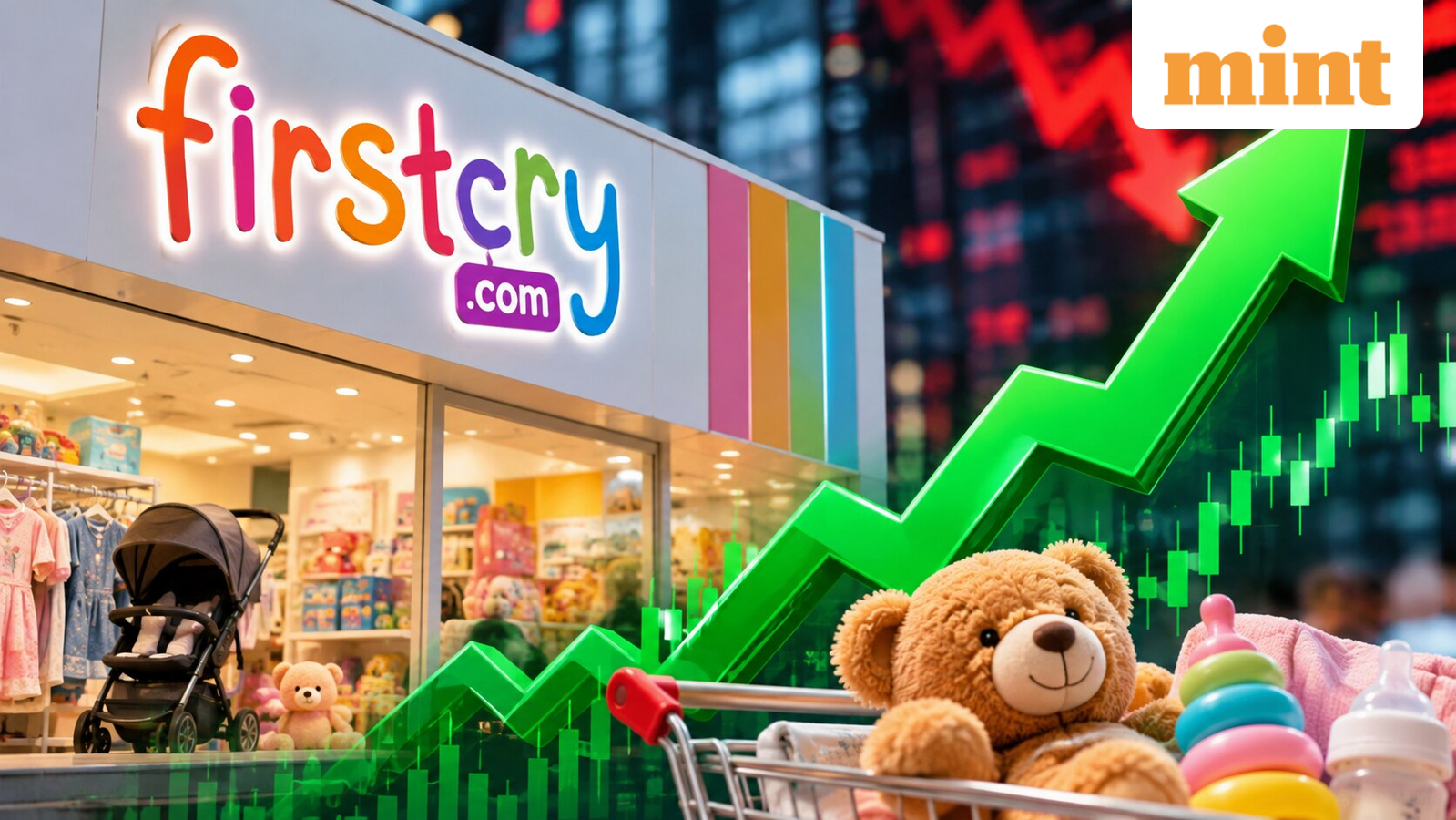 FirstCry shares surge 8% amid market sell-off | What lies ahead for the stock?