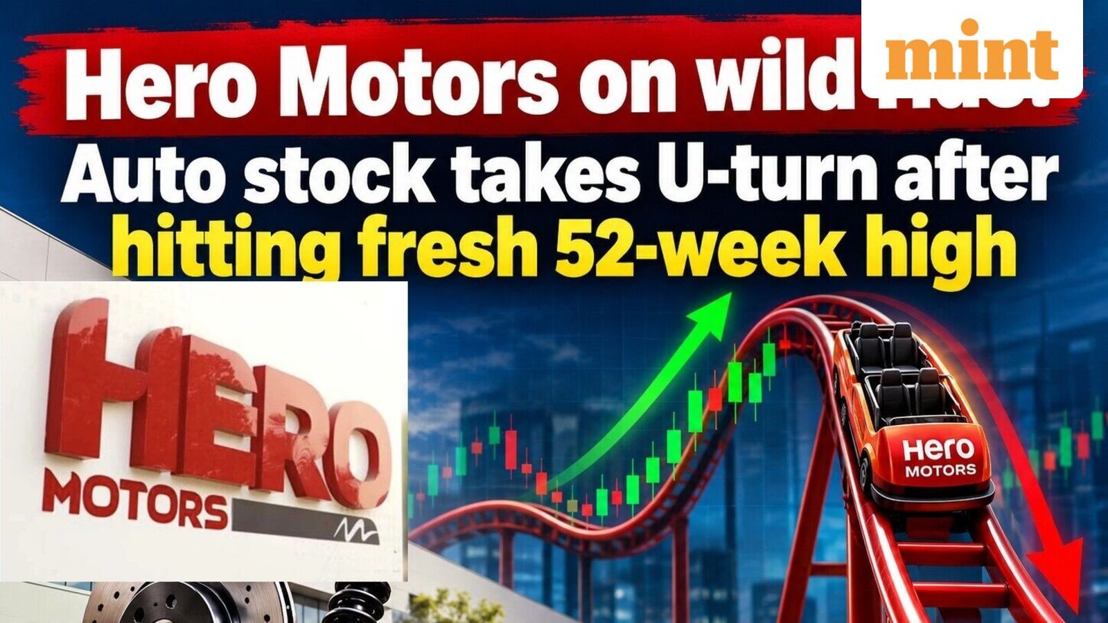 Hero Motors on wild ride! Auto stock takes U-turn after hitting fresh 52-week high, hits lower circuit
